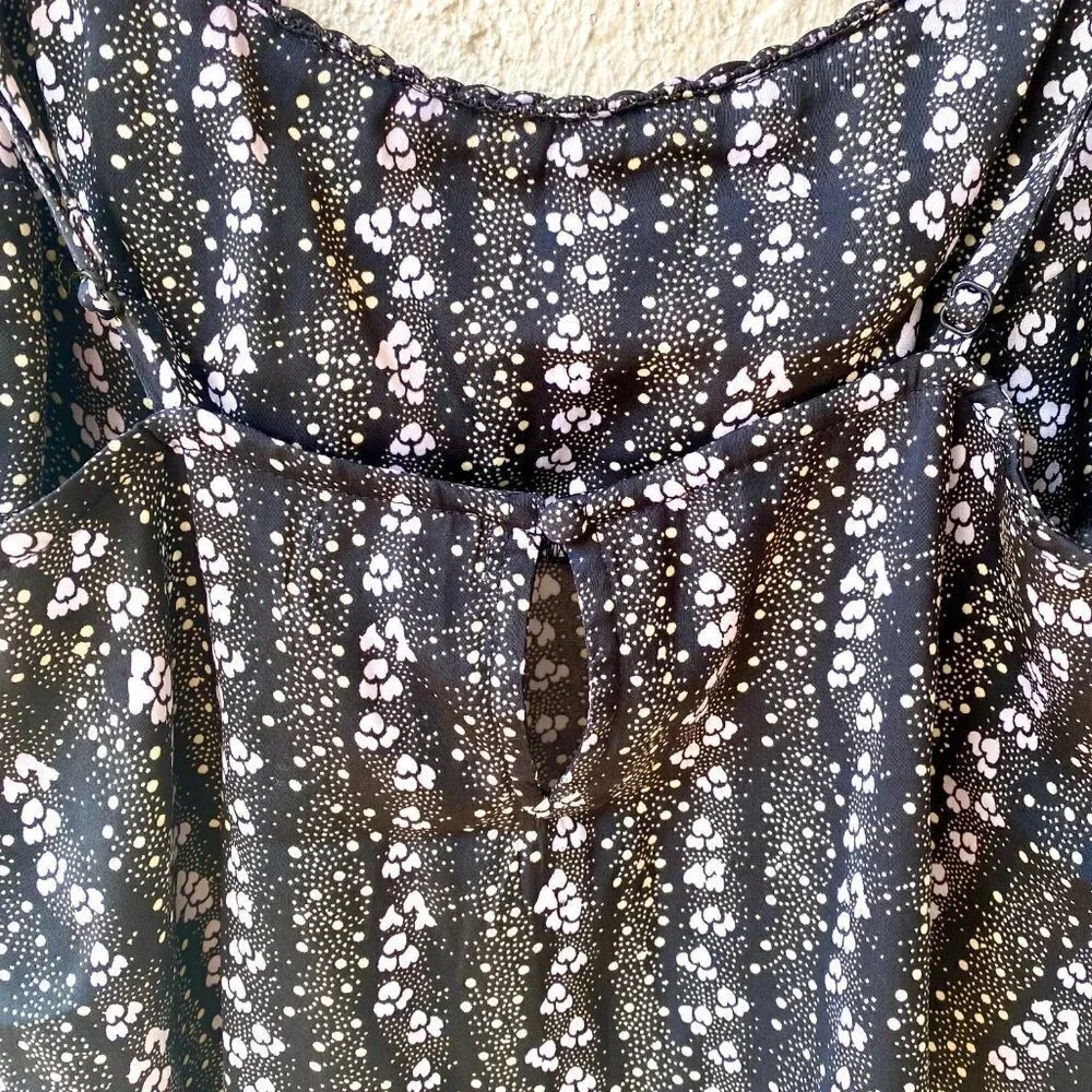 NWT Free People Intimately Donna Black Cami Tank Top X-Small